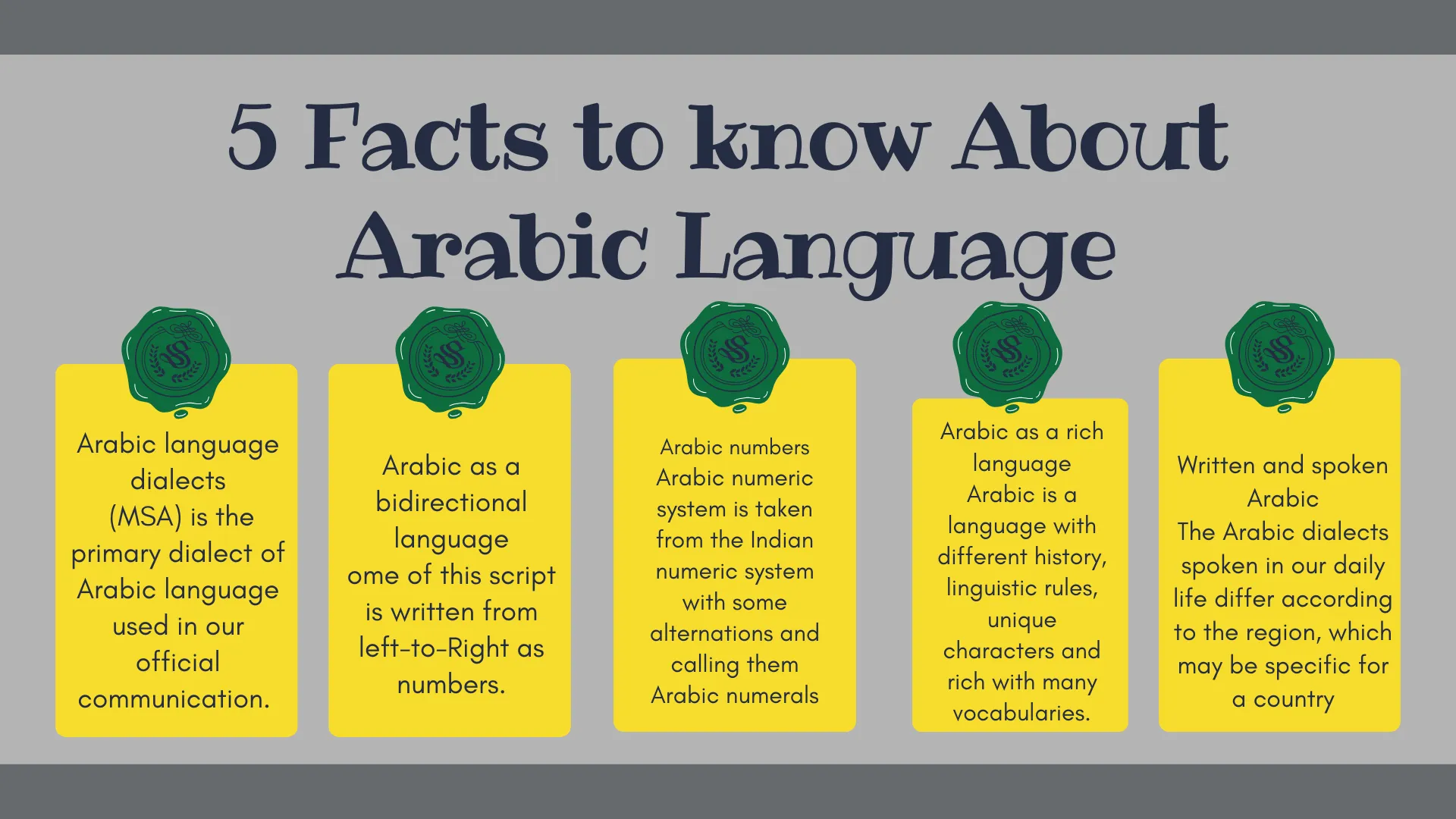 Arabic Language 
