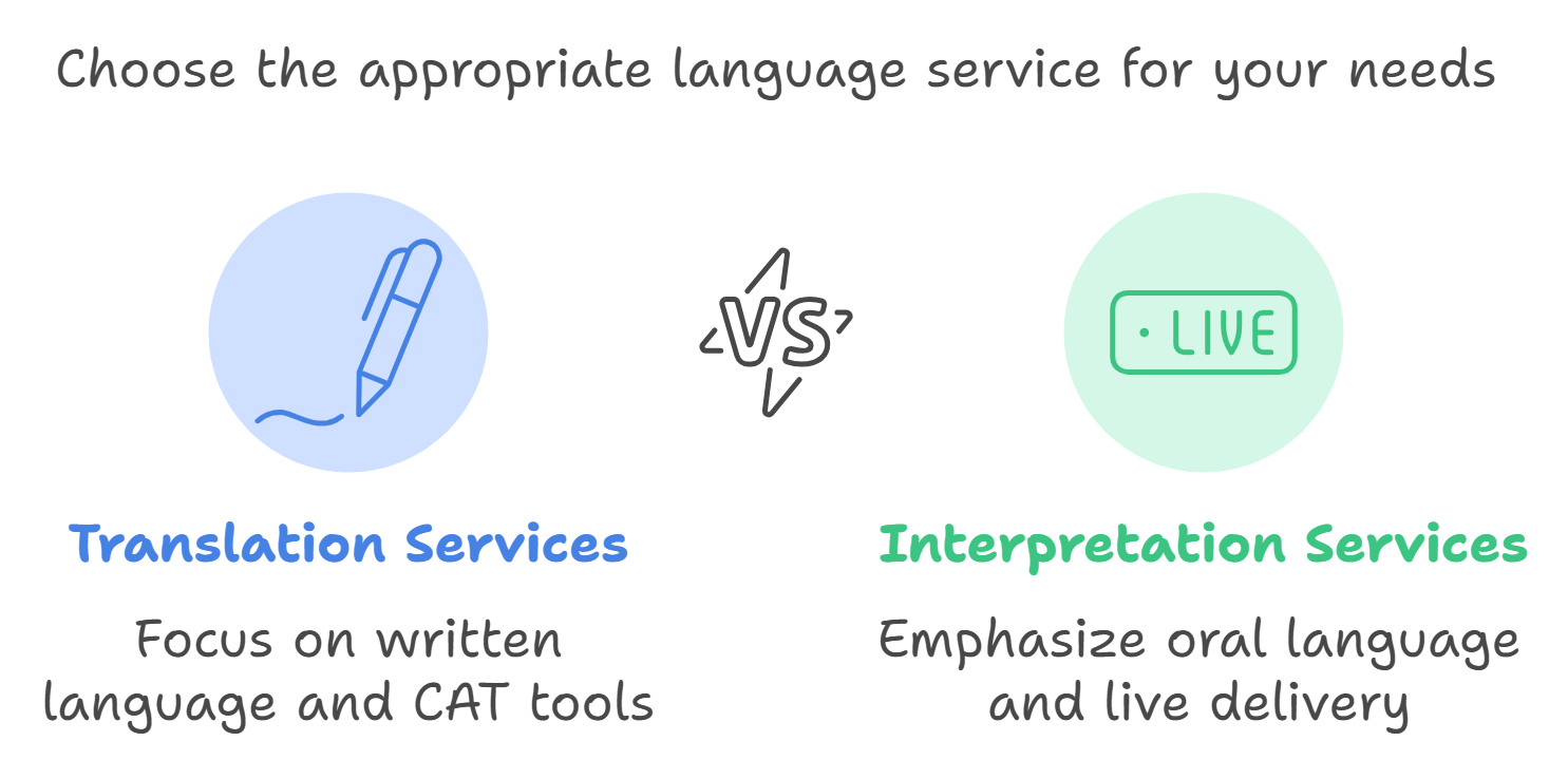 Difference Between Translation and Interpretation Services