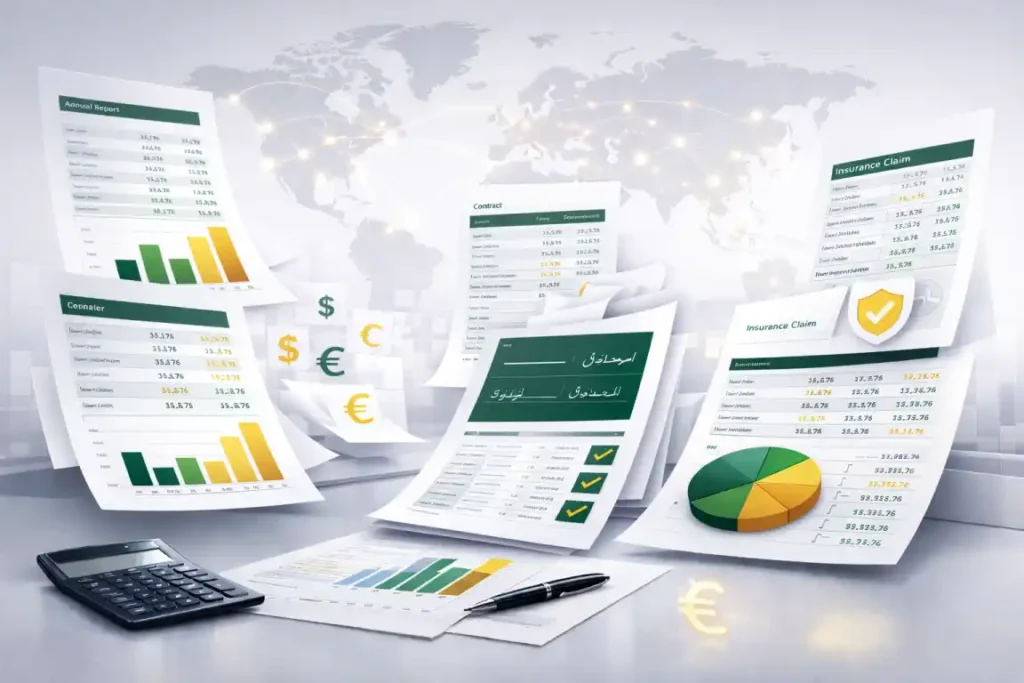 الترجمة المالية
Financial Translation Services