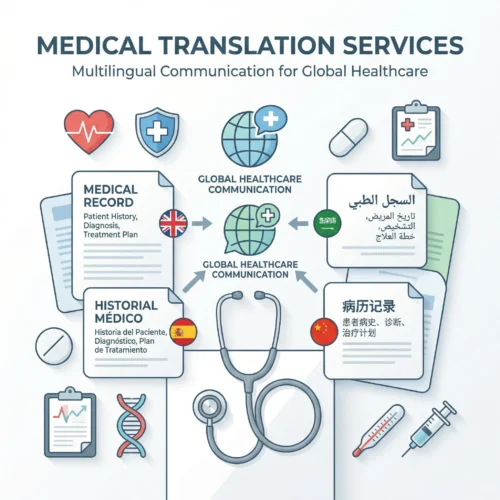 الترجمة والتوطين الطبي Healthcare Translation