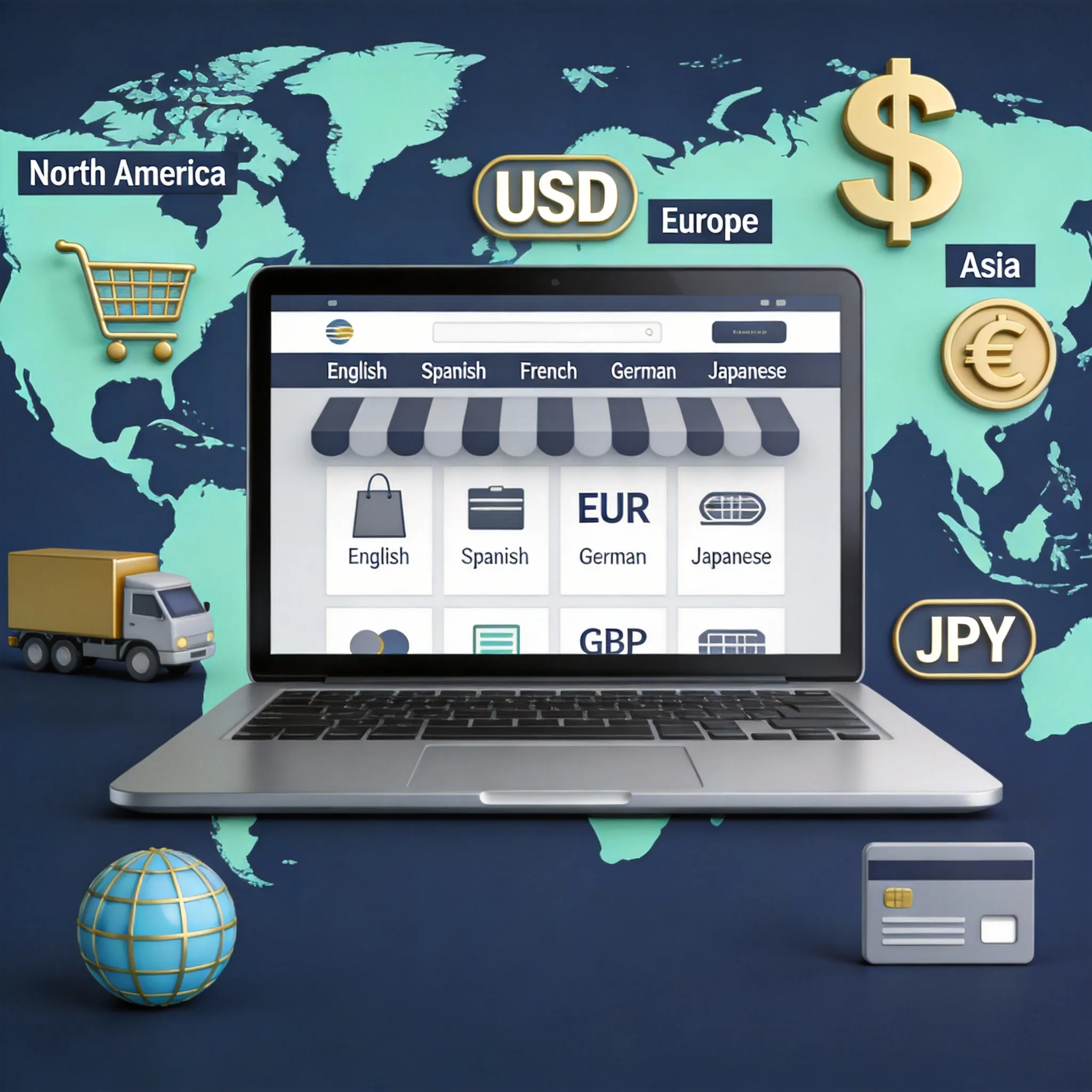 توطين مواقع التجارة الإلكترونية Website Localization