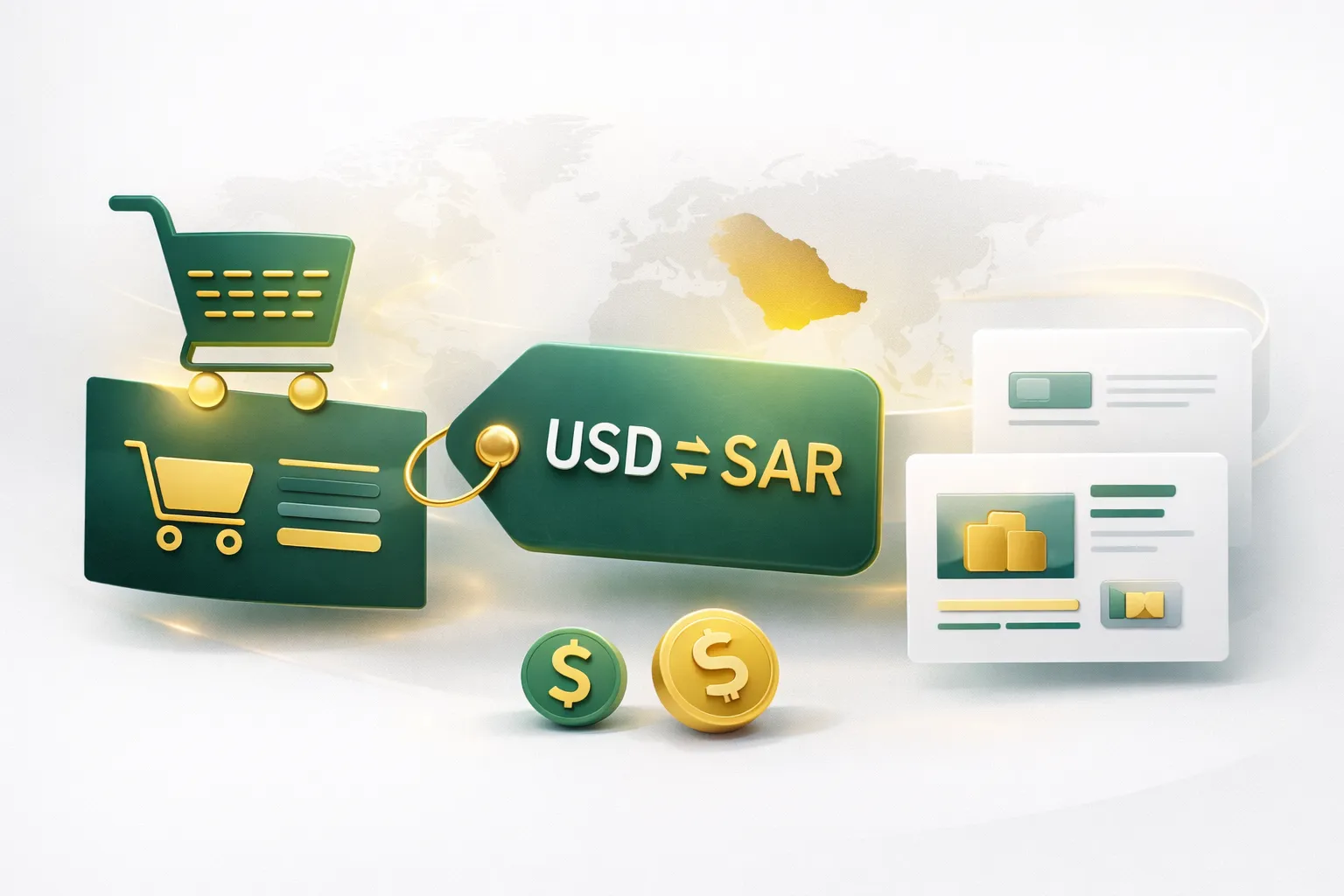 Corporate visualization of video games localization with HUD elements and global connections