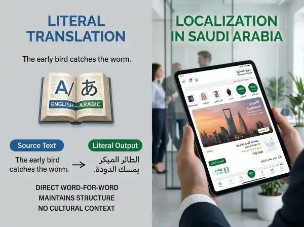 Localization in Saudi Arabia
التوطين الترجمه
