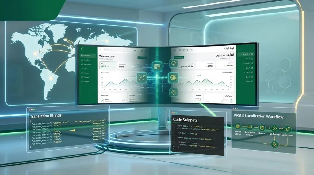Software Localization vs Internationalization illustration
