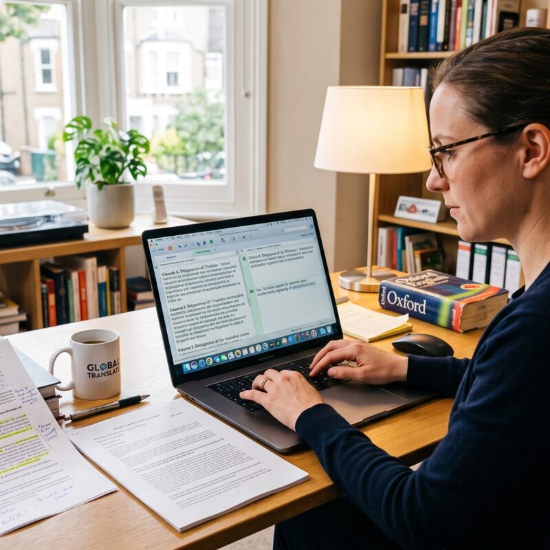 certified translation of documents